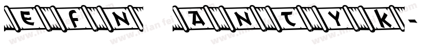 EFN Antyk字体转换